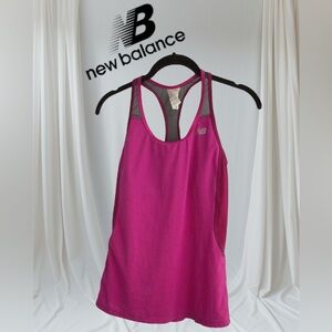 New Balance🐬Pink Sleeveless Racerback Tank Top